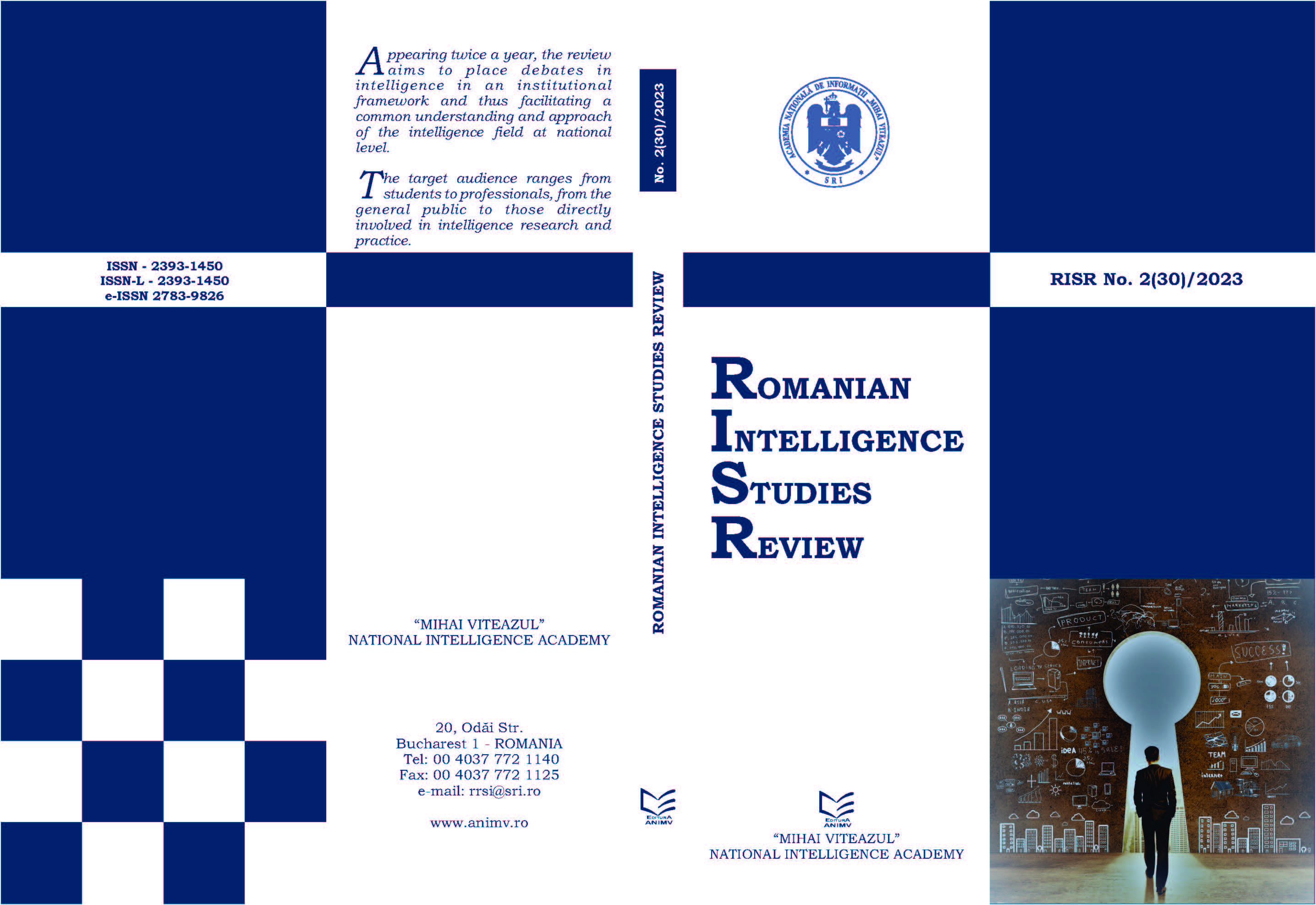 Romanian Intelligence Studies Review Cover Image