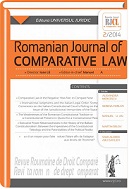 Romanian Journal of Comparative Law Cover Image