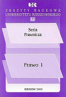 Scientific Journals of Rzeszow University - Legal Series  Cover Image
