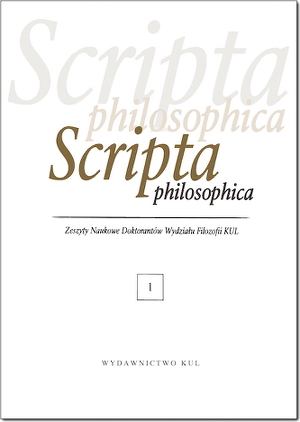 Scripta Philosophica. Research Bulletin of Doctoral Students of the Philosophy Faculty at KUL Cover Image