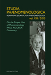 Studia Phaenomenologica Cover Image