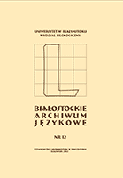 The Bialystok Linguistic Archives Cover Image