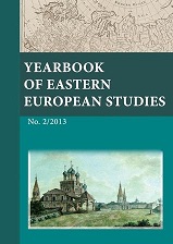 Yearbook of Eastern European Studies Cover Image