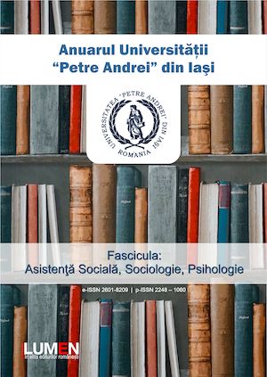 Yearbook of Petre Andrei University Iasi - series Social Work, Sociology, Psychology Cover Image