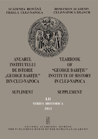 Yearbook of the  Institute of History »George Bariţiu« - Series HISTORICA