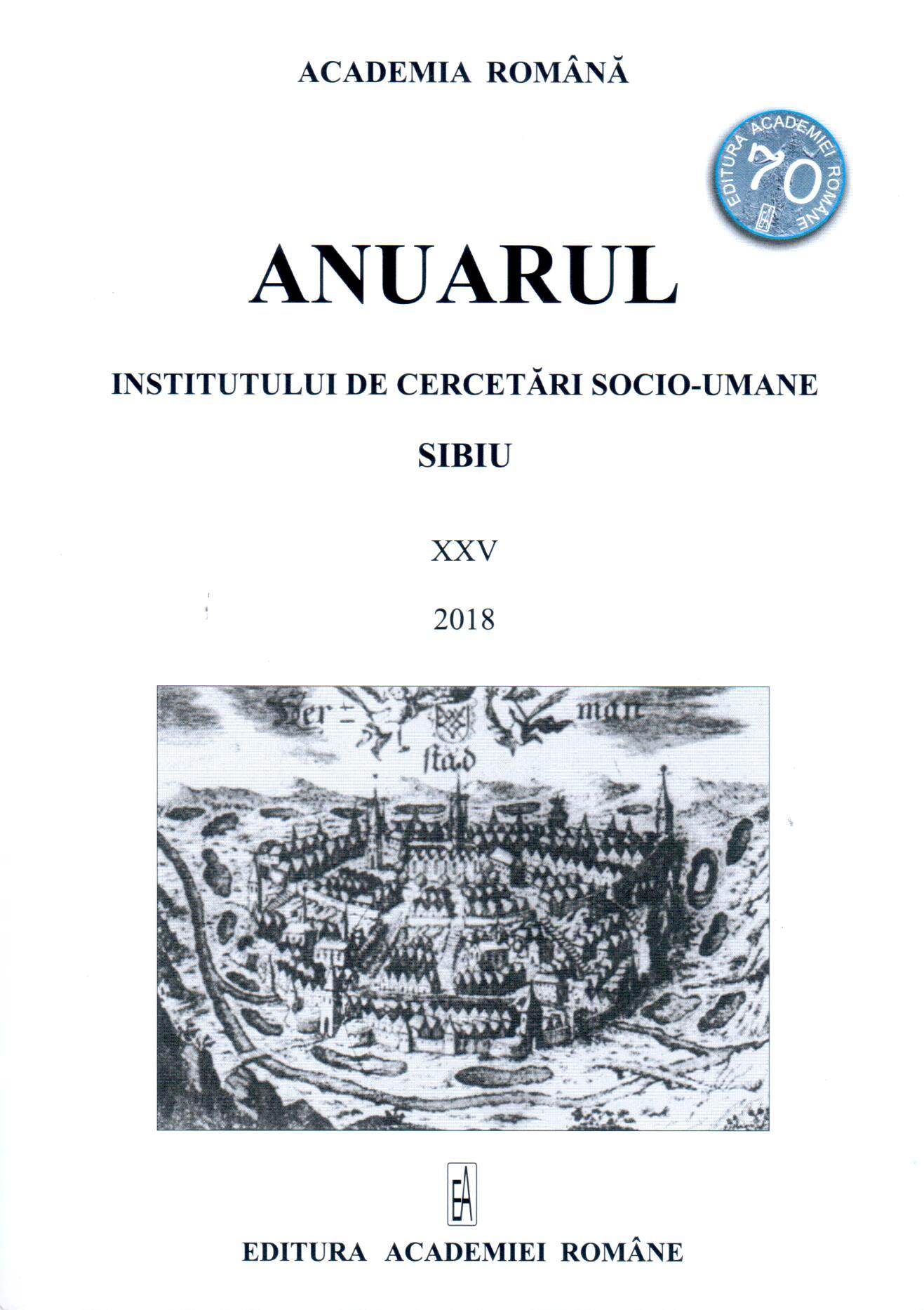 Yearbook of the Institute of Social Sciences and Humanities Sibiu