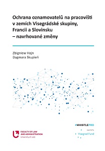 Towards better protection for whistleblowers in the Visegrad Group countries, France and Slovenia – proposals for change