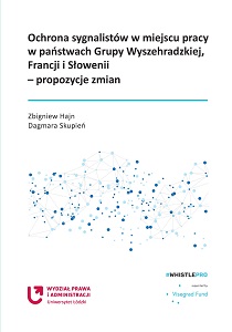 Towards better protection for whistleblowers in the Visegrad Group countries, France and Slovenia – proposals for change