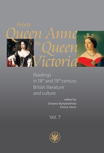 From Queen Anne to Queen Victoria. Readings in 18th and 19th century British literature and culture. Volume 7 Cover Image