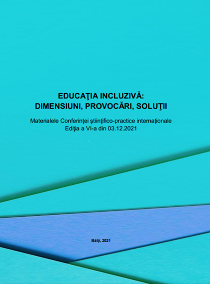 ASISTENȚA EDUCAȚIONALĂ A COPIILOR CU TULBURĂRI DIN SPECTRUL AUTIST ÎN CENTRUL DE RESURSE PENTRU EDUCAȚIA INCLUZIVĂ Cover Image