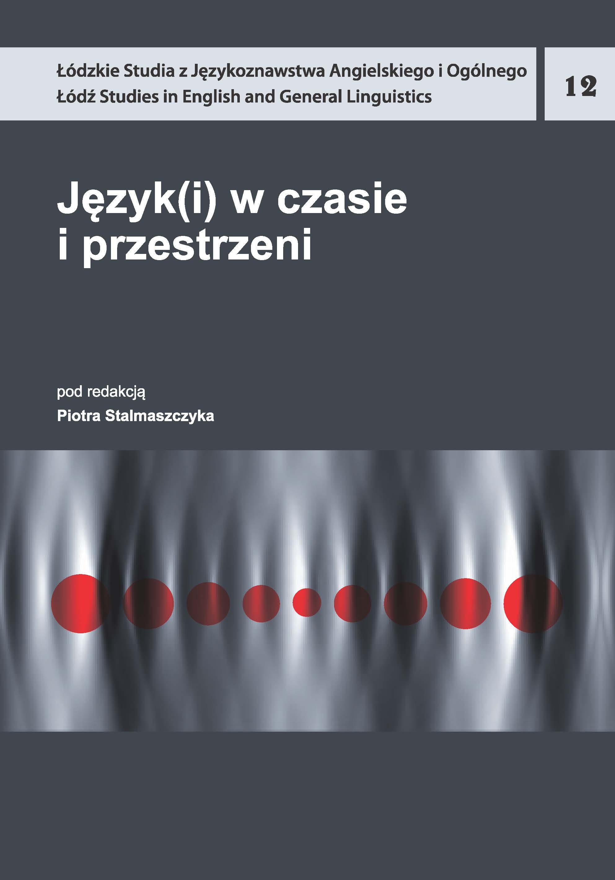 Linguistic and linguistic-cultural urban space (on the example of Bydgoszcz) Cover Image