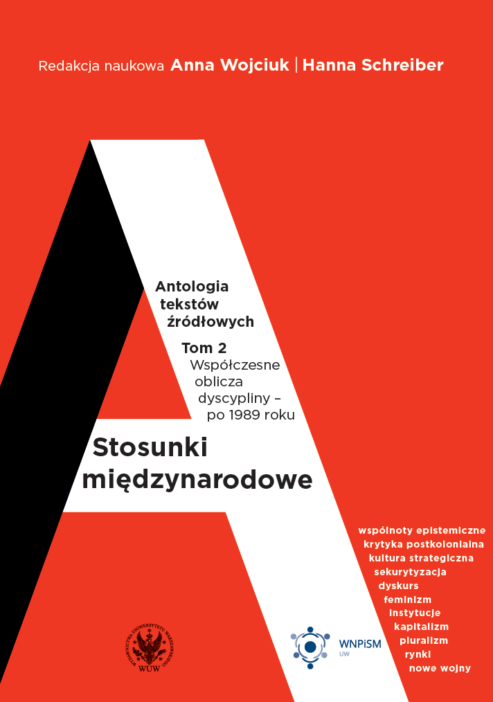 Stosunki międzynarodowe. Antologia tekstów źródłowych. Tom 2