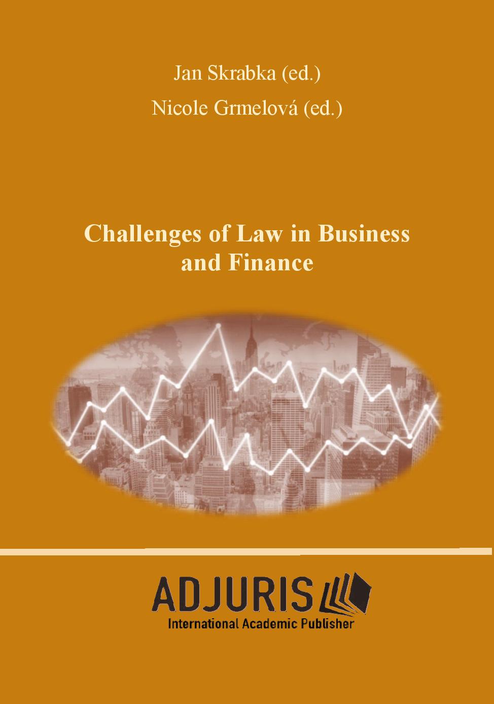 Challenges of Law in Business and Finance Cover Image