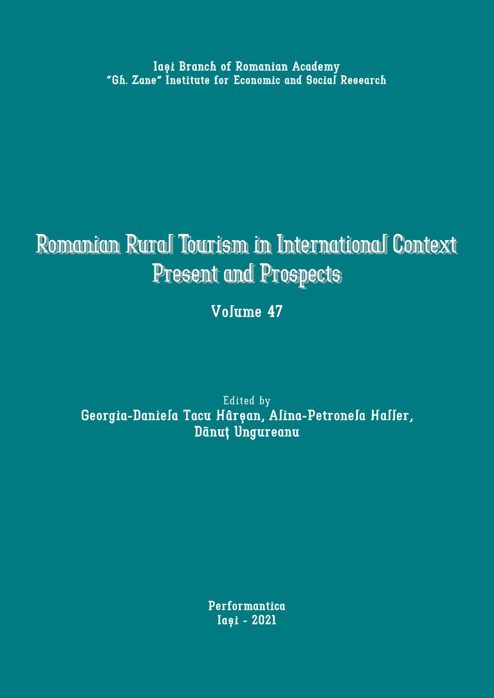 Romanian Rural Tourism in International Context. Present and Prospects