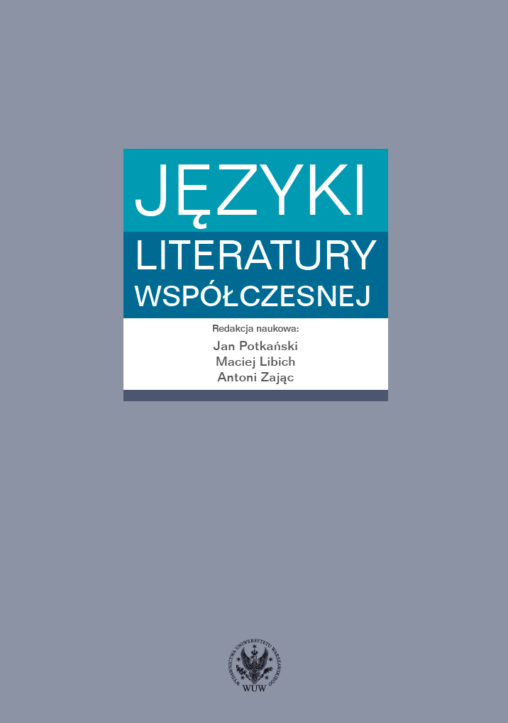 Languages of Contemporary Literature