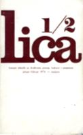 Lica - Journal of Youth for Social Affairs, Arts and Culture, Yugoslavia, Issue 1+2 (1974) Cover Image