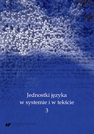 The units of language in a system and in a text 3 Cover Image