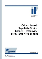 Relations between the Republic of Serbia and Bosnia and Herzegovina: defining a new policy