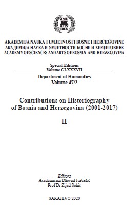 Historiografija o Bosni i Hercegovini u bosanskohercegovačkim udžbenicima historije (2000–2017)