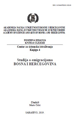 Studija o emigracijama - Bosna i Hercegovina