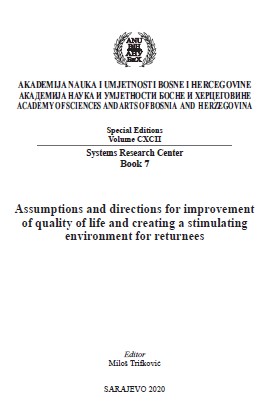 Assumptions and directions for improvement of quality of life and creating a stimulating environment for returnees Cover Image