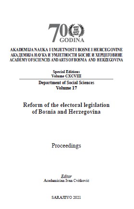 Reform of the electoral legislation of Bosnia and Herzegovina Cover Image