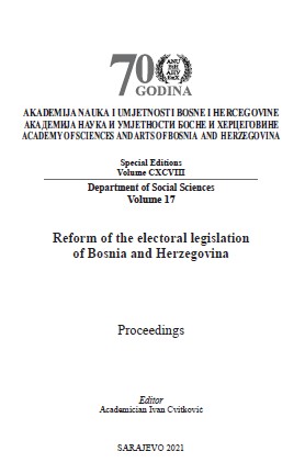 Kritične tačke unapređenja izbornog sistema Bosne i Hercegovine – rubikon demokratizacije