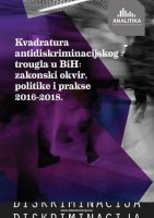 Quadrature of the Anti-discrimination Triangle in BiH Legal framework, Policies and Practices 2016-2018. Cover Image