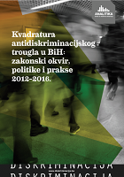 Squaring the Anti-discrimination Triangle in BiH - Legal Framework, Policies and Practices 2012-2016 Cover Image