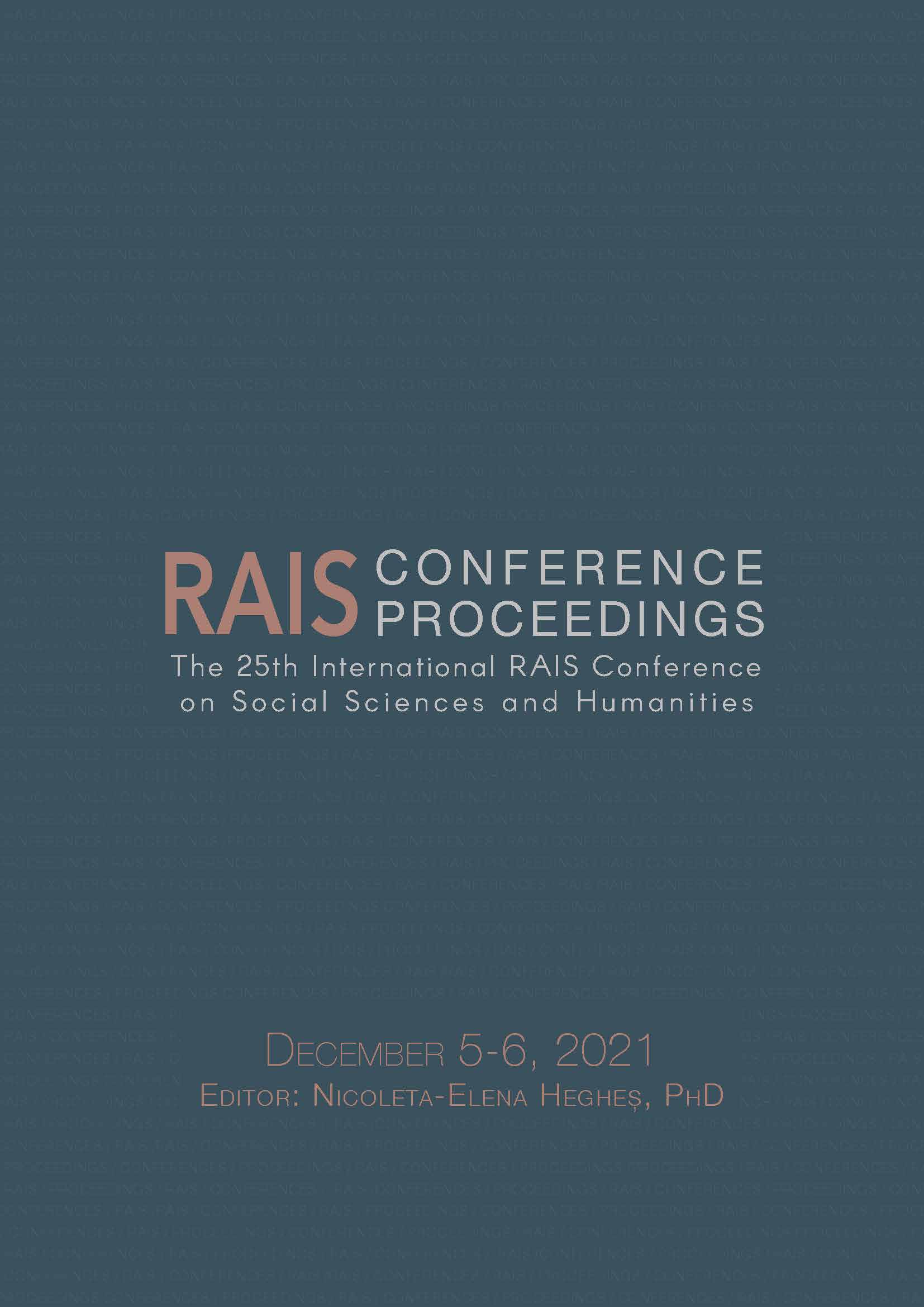Proceedings of the 25th International RAIS Conference on Social Sciences and Humanities Cover Image