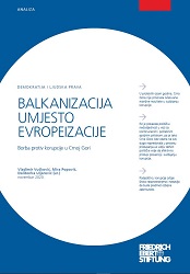 Balkanization instead of Europeanization - The fight against corruption in Montenegro Cover Image