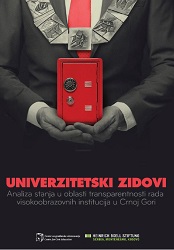 University walls - analysis of the situation in the field of transparency of the work of higher education institutions in Montenegro