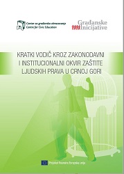 Short Guide through Legislative and Institutional Protection of Human Rights in Montenegro Cover Image