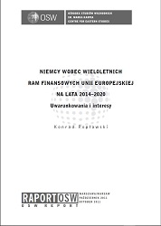 GERMANY FACING THE MULTIANNUAL FINANCIAL FRAMEWORK OF THE EUROPEAN UNION FOR 2014–2020. Conditions and interests