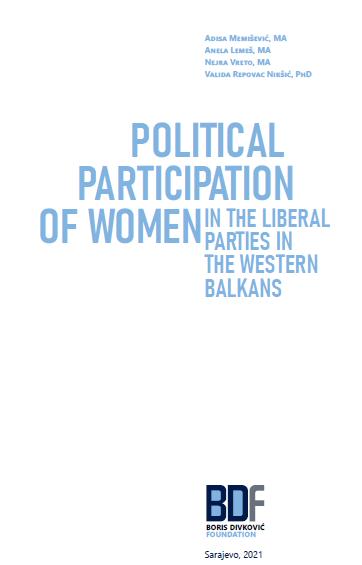 POLITICAL PARTICIPATION OF WOMEN IN THE LIBERAL PARTIES IN THE WESTERN BALKANS