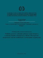 ANALYSIS OF THE RESULTS OF EMPIRICAL RESEARCH CONDUCTED WITHIN THE PROJECT CONSTITUTIONAL AND LEGAL POSITION OF THE CITY OF SARAJEVO: POSSIBILITIES OF REFORM OF COMPETENCES AND TERRITORIAL ORGANIZATION Cover Image