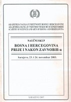 SCIENTIFIC CONFERENCE - BOSNIA AND HERZEGOVINA BEFORE AND AFTER ZAVNOBIH Cover Image