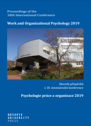 Work and Organizational Psychology 2019 Cover Image