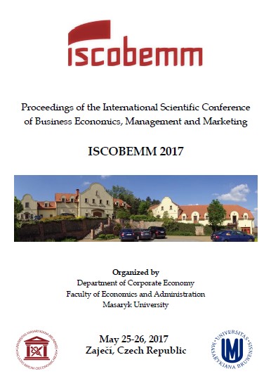 Proceedings of the International Scientific Conference of Business Economics, Management and Marketing (ISCOBEMM 2017) Cover Image