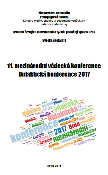 11th International Scientific Conference - Didactic Conference 2017 Cover Image
