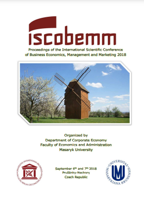 Proceedings of the International Scientific Conference  of Business Economics, Management and Marketing 2018 (ISCOBEMM 2018)