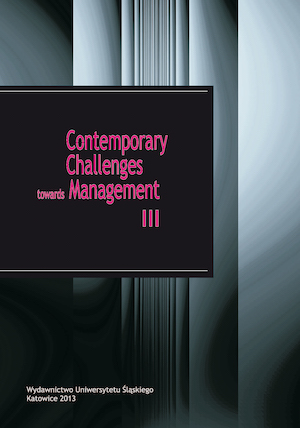 Contemporary Challenges towards Management III Cover Image