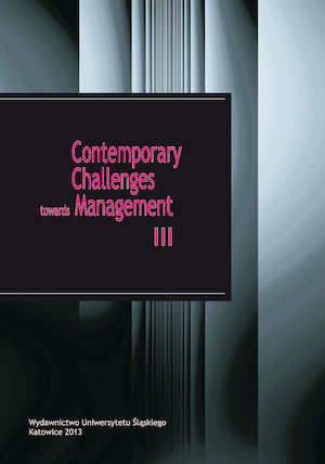 Contemporary Challenges towards Management III