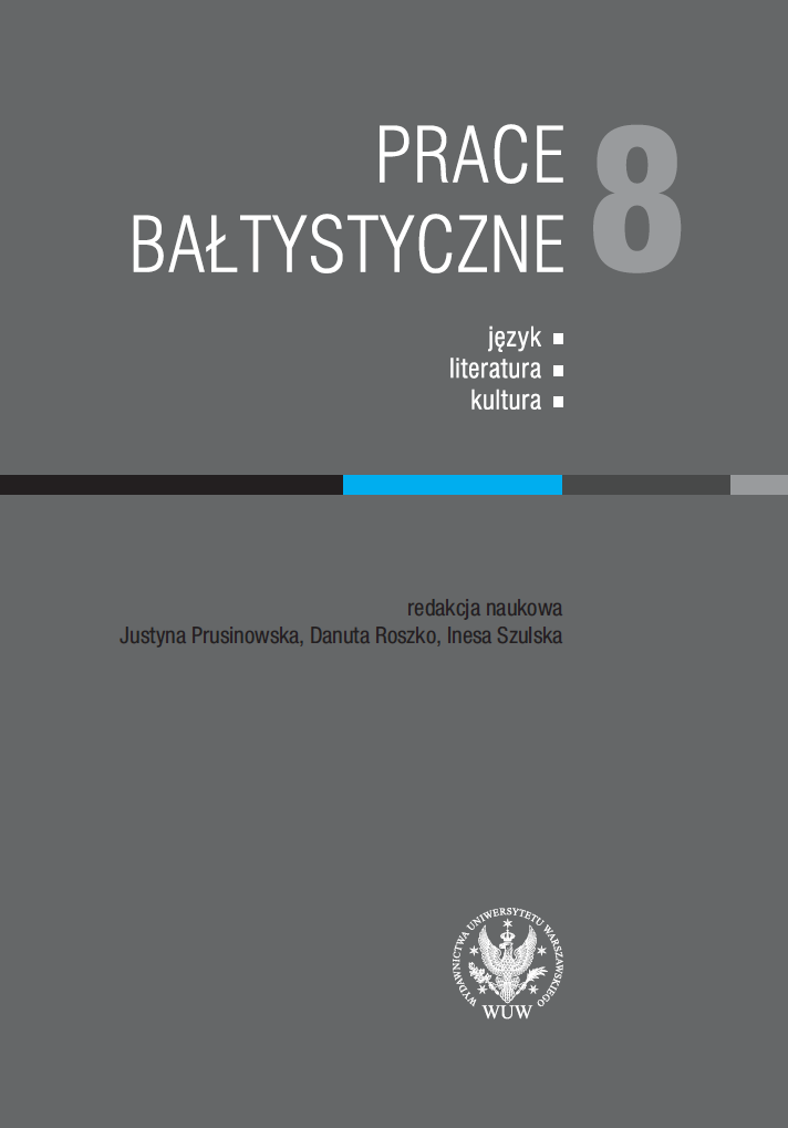Baltic Works. Volume 8