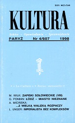 PARIS KULTURA – 1998 / 607