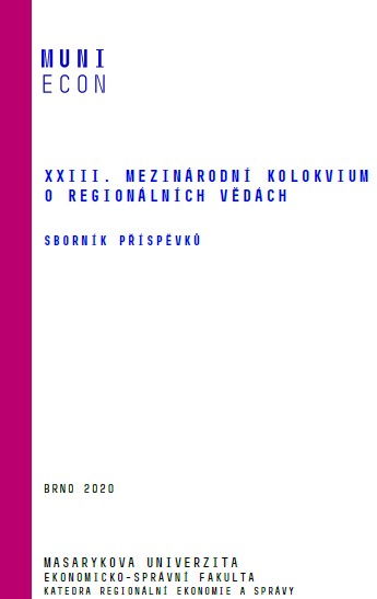 SPATIAL DIFFERENTIATION OF HOUSING CONSTRUCTION IN CZECHIA: TOWARDS FLORIDA'S NEW URBAN CRISIS? Cover Image