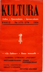 PARIS KULTURA – 1954 / 075 + 076 Cover Image