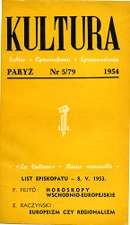 PARIS KULTURA – 1954 / 079 Cover Image