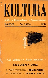 PARIS KULTURA – 1954 / 084 Cover Image