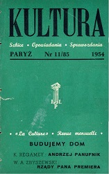 PARIS KULTURA – 1954 / 085 Cover Image